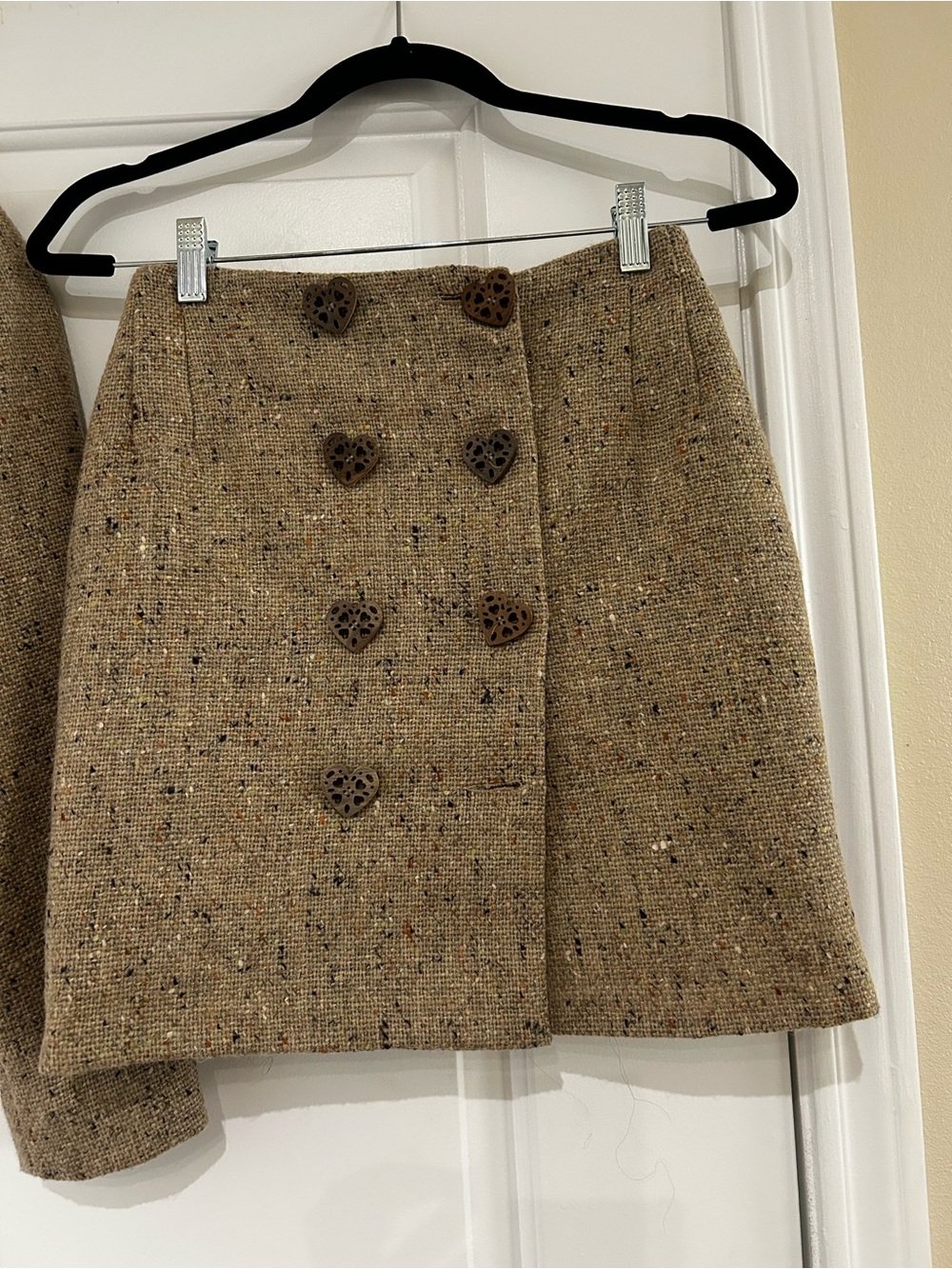 Moschino Cheap and Chic Vintage 1993 Blazer & Skirt Set - Beige - Picture 5 of 7